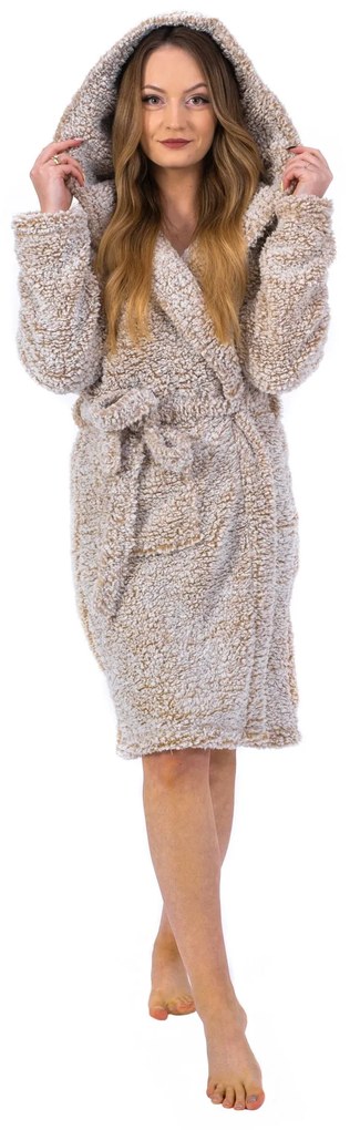 Fürdőköpeny Fluffy beige S/M