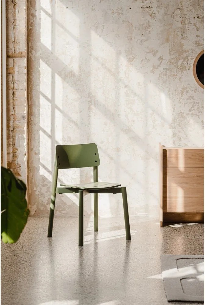 Zöld rakásolható étkezőszék Wem – noo.ma