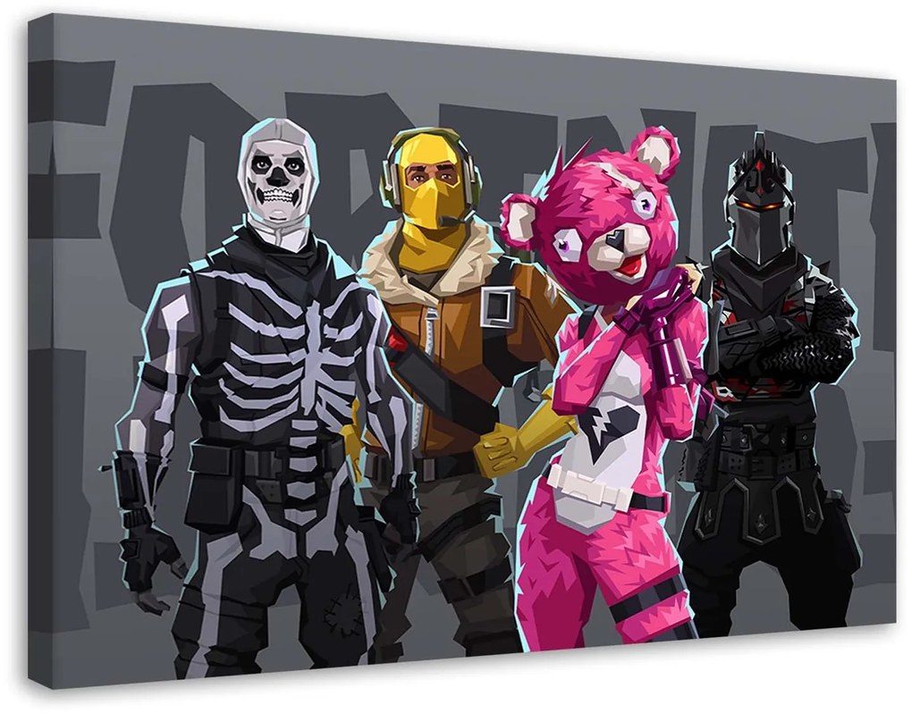 Gario Vászonkép Fortnite videojáték - Nikita Abakumov Méret: 90 x 60 cm