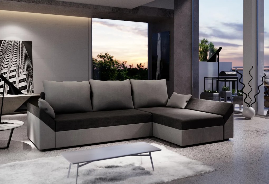 VIVIANA ágyázható sarok ülőgarnitúra 243x85x139, mikrofázis 15/27, bal