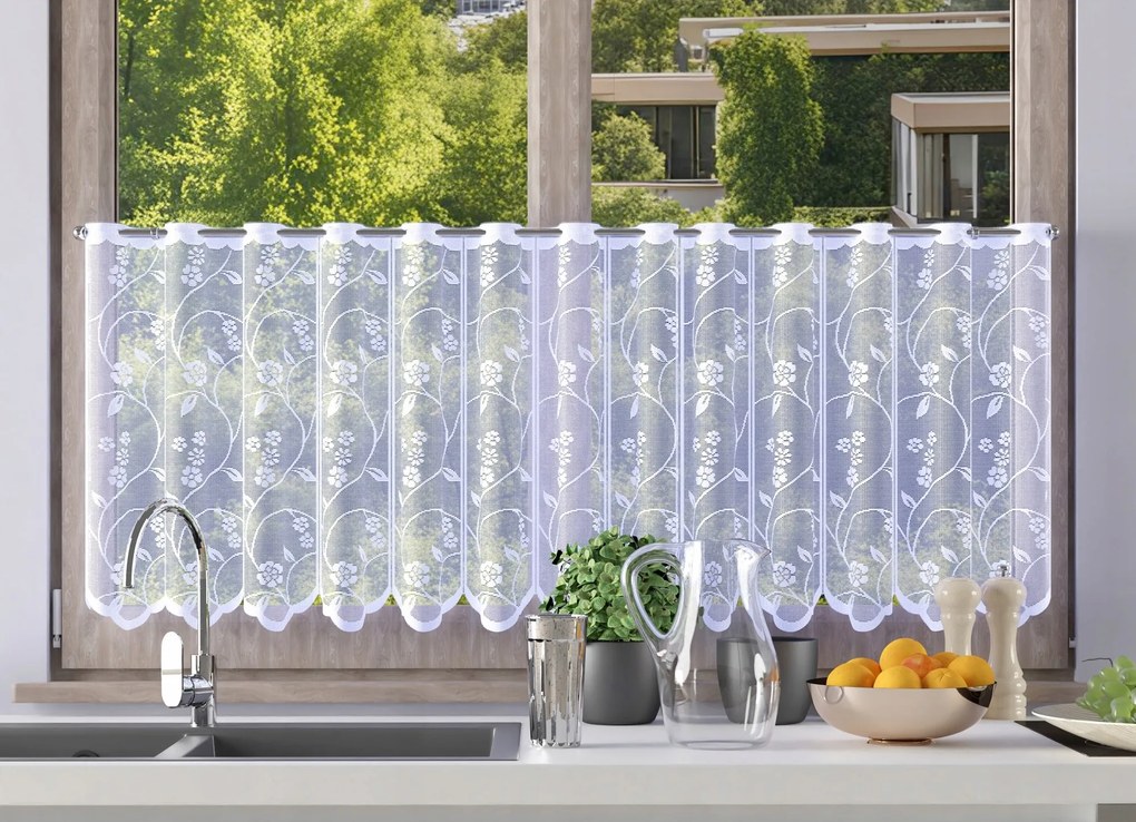 H232 mintás függöny, jacquard anyagból, 50cm magas (méterenként)