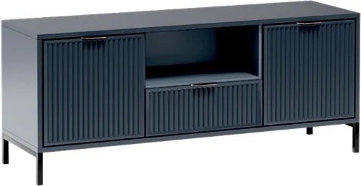 TV-szekrény 135 cm, indigókék ELEGANZO LS-3