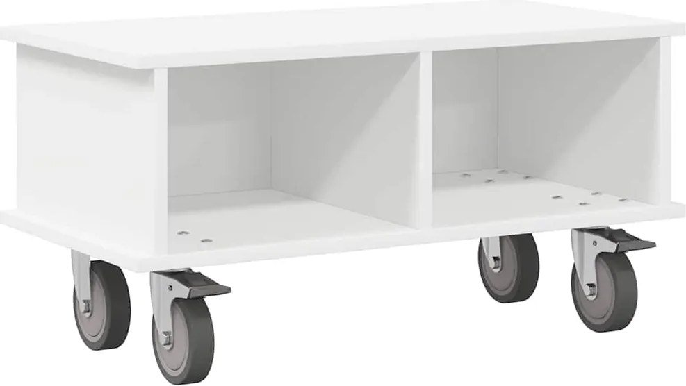 vidaXL TV állvány Fehér 68,5 x 35 x 35 cm Faanyag