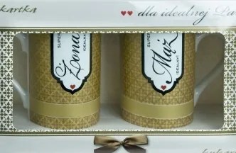 2 Db-os Bögre Szett A Tökéletes Párnak Szuper Férj Szuper Feleség Esküvői Szett Q570