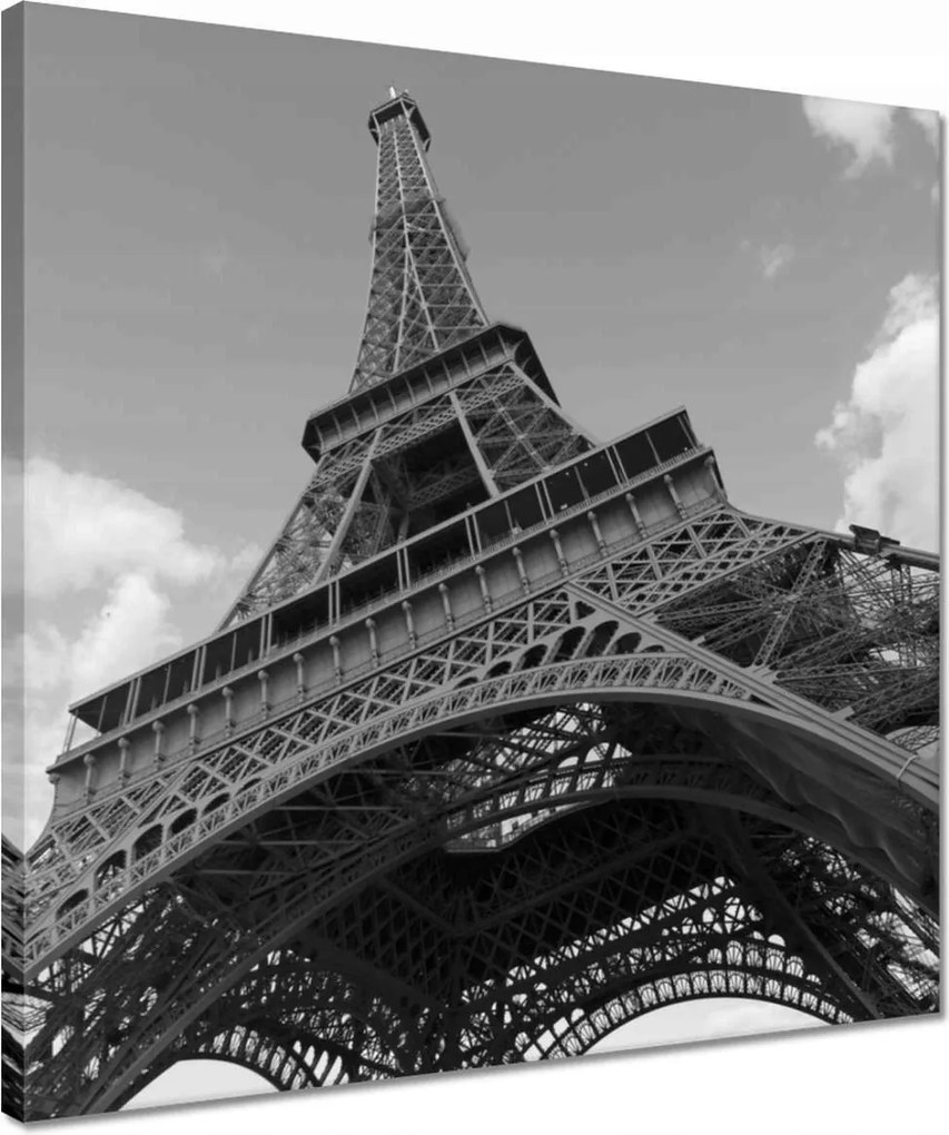 Vászonkép 40x40 Eiffel-torony alulról