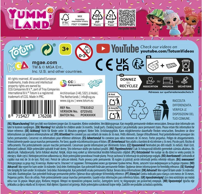 Yummiland Hello nyomda szett 12 db-os