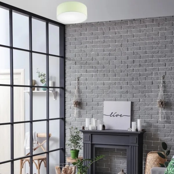 Mennyezeti lámpa SIRJA PASTEL DOUBLE 2xE27/15W/230V átm. 35 cm zöld