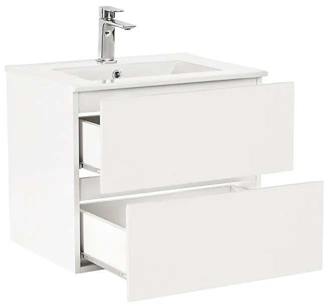 Vario Forte 60 komplett fürdőszoba bútor fehér-fehér