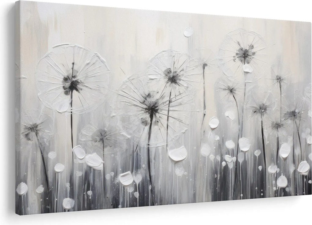 Kép - Pitypang, festés (90x60 cm)