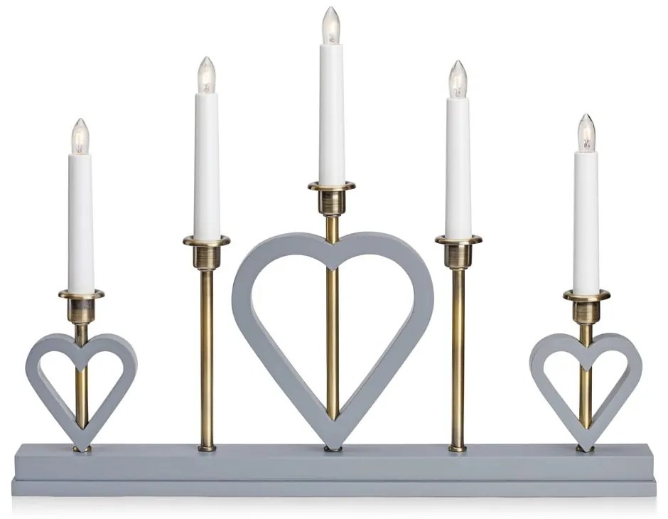 Szürke karácsonyi fénydekoráció Melissa – Markslöjd