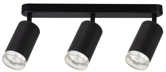 Brilagi - Fürdőszobai spotlámpa SELE 3xGU10/30W/230V IP44 fekete