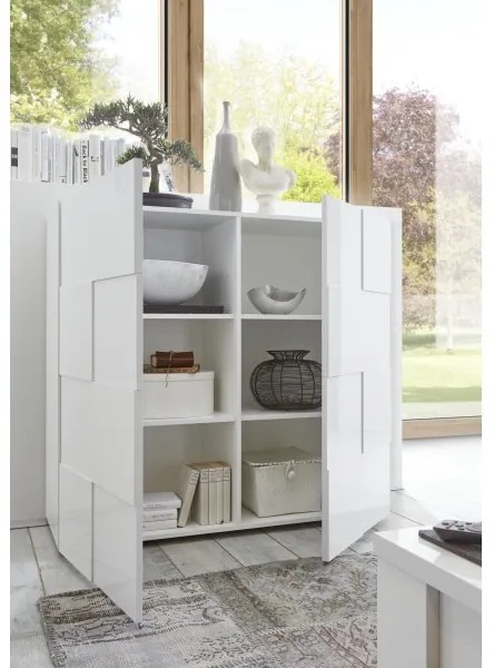 Fehér SERIAN komód