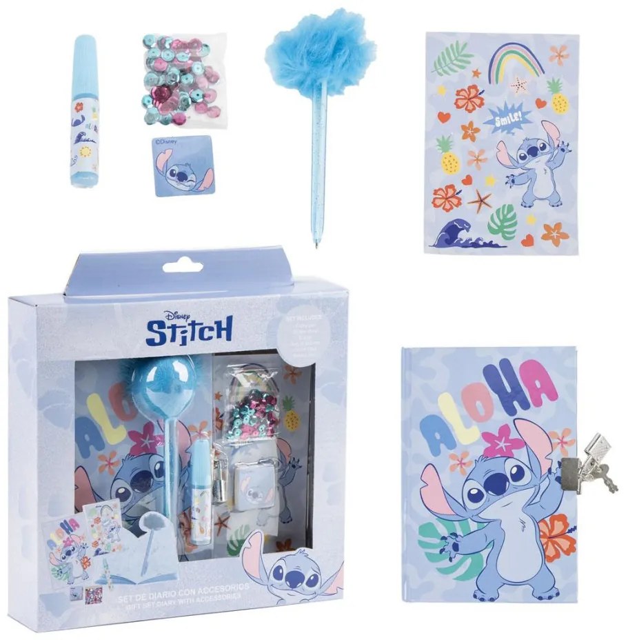 Disney Lilo és Stitch, A csillagkutya Aloha lakatos napló szett