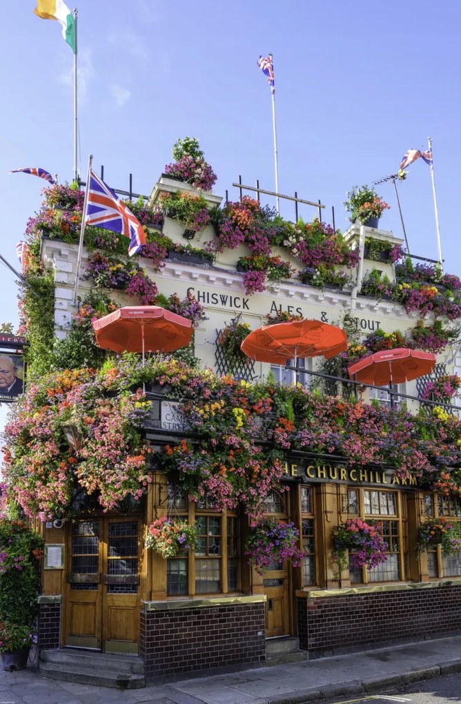 Poszter 56,6x86,4cm Londoni épület, Assaf Frank