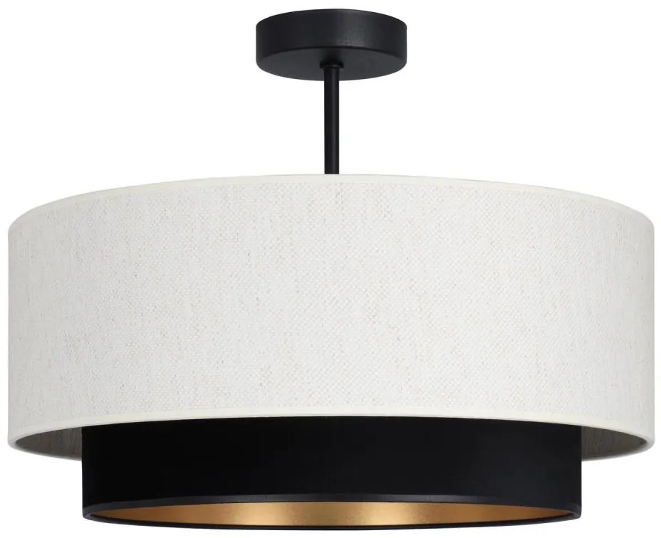 NATIA felületre szerelhető csillár 1xE27/60W/230V fehér/fekete