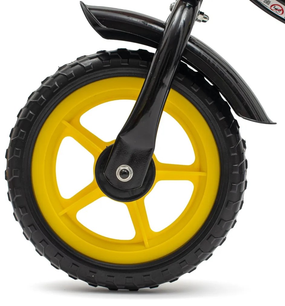 Gyerek futóbicikli fékkel Baby Mix Traveller fekete