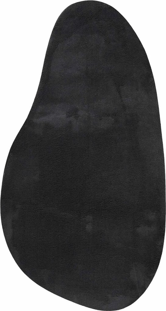 vidaXL Területszőnyegek HUARTE Fekete 80 x 150 cm Poliészter