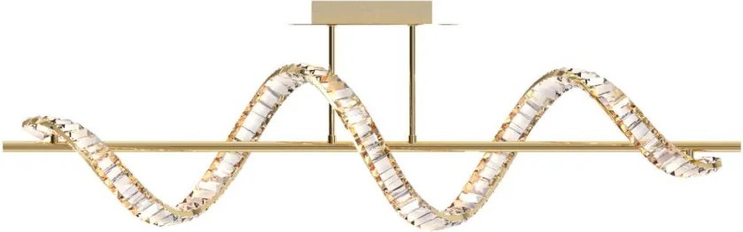 ZUMA LINE MX3170-1-3GT ATHESA Kristály Mennyezeti Lámpa Arany LED IP20