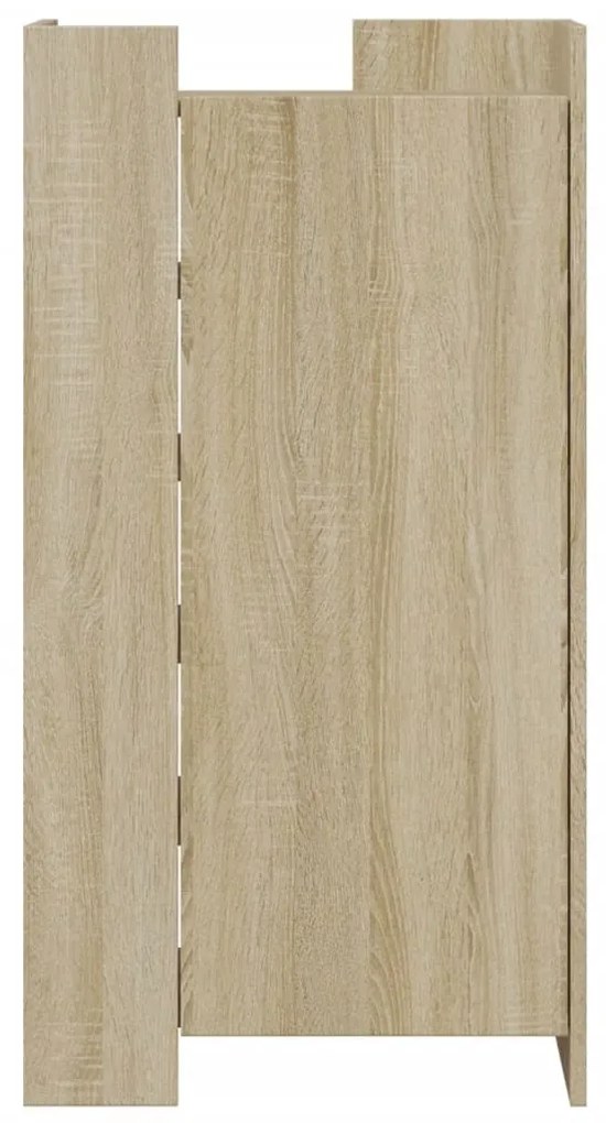 vidaXL sonoma tölgy színű szerelt fa cipőszekrény 52 x 37,5 x 100 cm