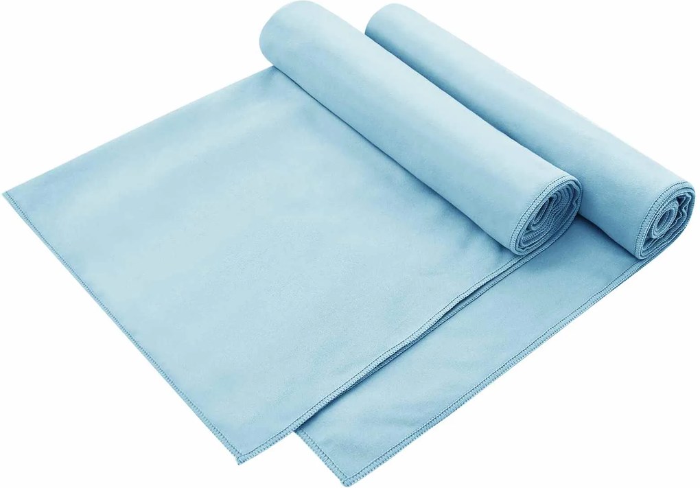 vidaXL Kültéri Szék Törölközők 2 pcs Kék 130 x 60 cm