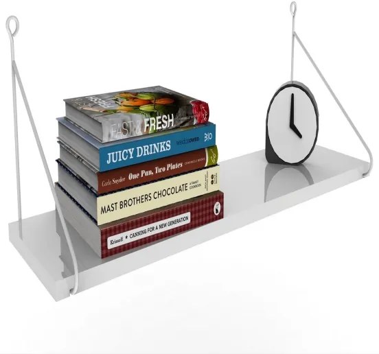 Fali polc ARMONI 20x72 cm fehér