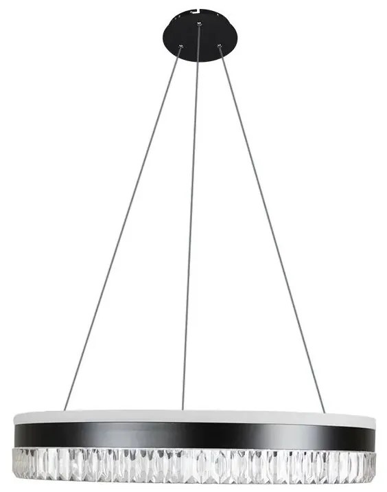 LED dimmelhető függeszték kábellel LED/80W/230V 3000-6500K fekete + DO