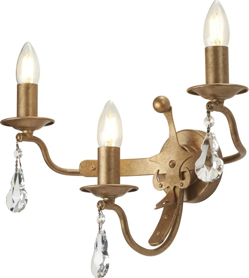 Elstead Lighting WINDSOR WINDSOR-W3-GOLD Fali lámpa 3x60W/E14