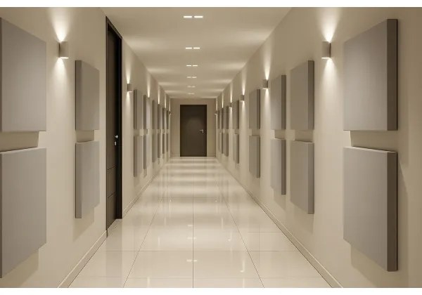 Akusztikus panel SILENCE 58x58 cm szürke