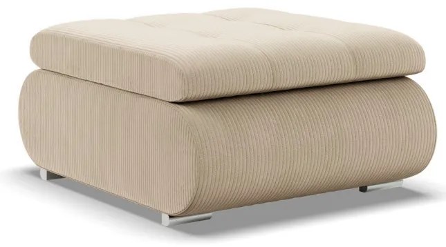 Tokio puff, kordbársony, bézs