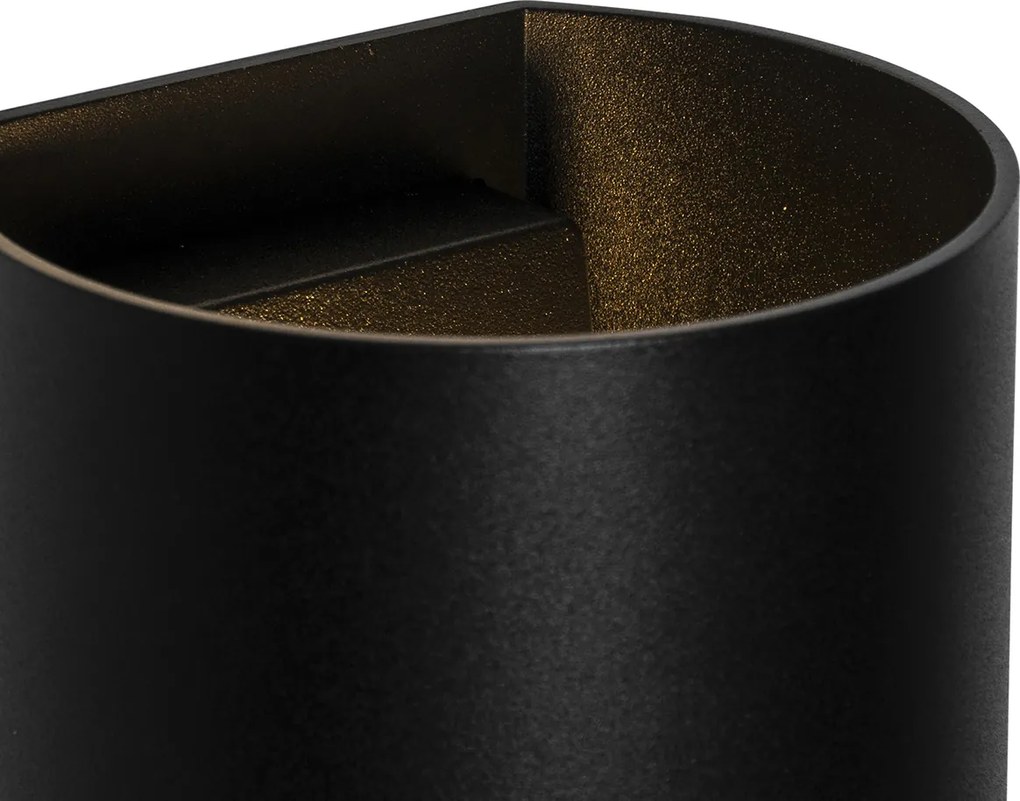 Okos fali lámpa fekete, Wi-Fi-vel, G9-es foglalattal - Sabbio