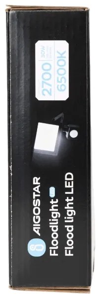 Aigostar - 30W LED reflektor érzékelővel, 230V, 6500K, IP65