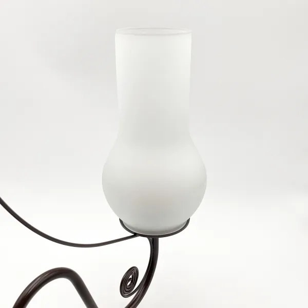 Brilagi - LED Csillár láncon COTTAGE 5xE14/40W/230V barna/fehér