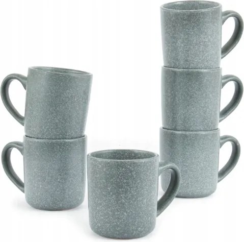 Bögre szett Kávéscsésze Füllel Csillagszürke 400 ml 6 db