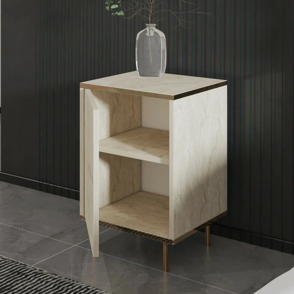 Imaj Travertine and Gold éjjeliszekrény