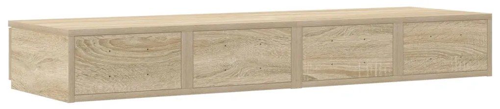 Ágyfiókok fiókkal sonoma tölgy 120 x 36.5 x 16.5 cm Faanyag