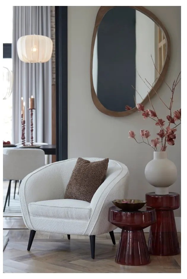 Fali tükör tömörfa kerettel 120x80 cm Sonora – Light & Living