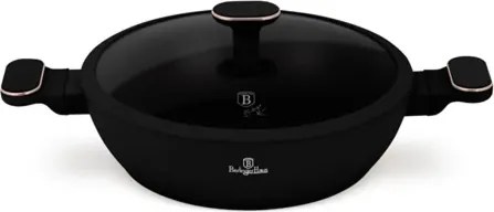 BerlingerHaus Alacsony lábas fedővel (3.8 L) Black Rose Collection (LP-BH-250)