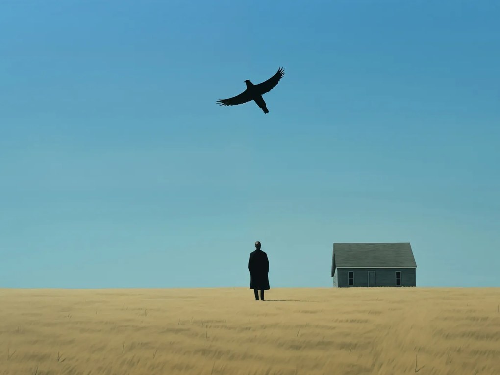 Poszter 80x60cm Magányos és szabad