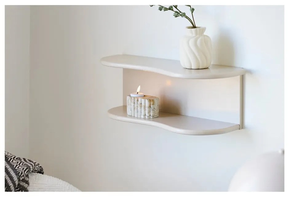 Bézs többszintes fali polc 44 cm Botta – House Nordic
