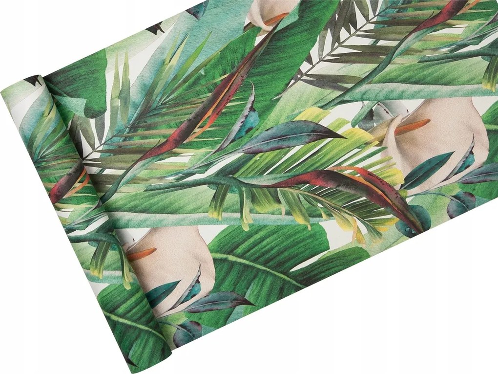 Tapéta, mint fotótapéta Akvarell zöld Dzsungel