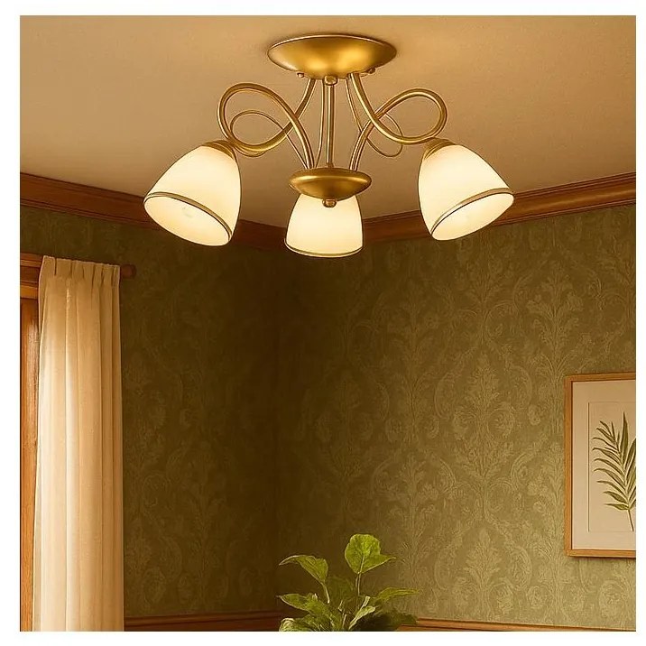 Brilagi - Felületre szerelhető FRED csillár 3xE27/60W/230V Ø59 cm arany