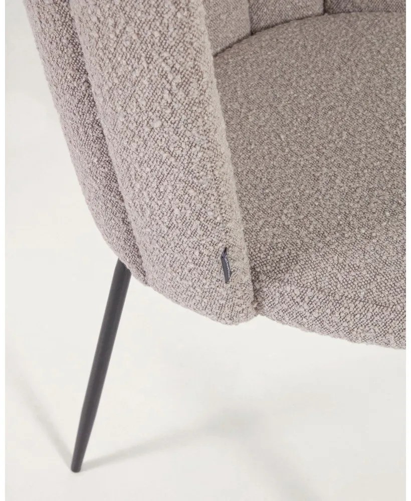 Szürke étkezőszék szett 2 db-os Aniela – Kave Home