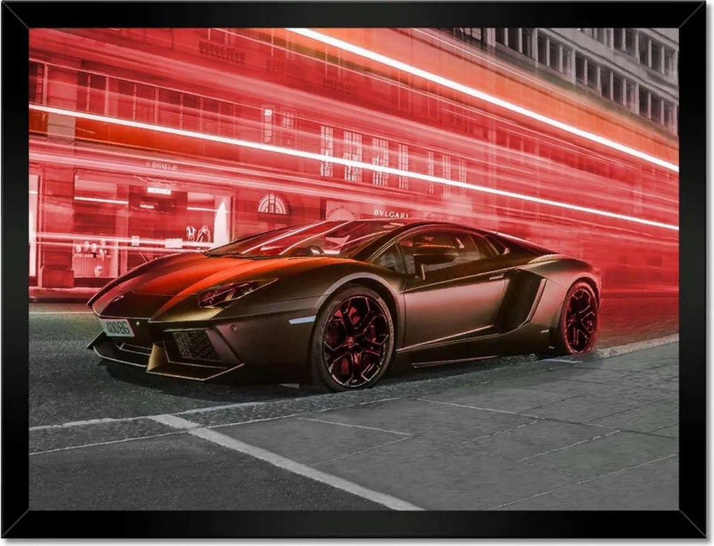 Poszterek keretben 40x30 Sportautó