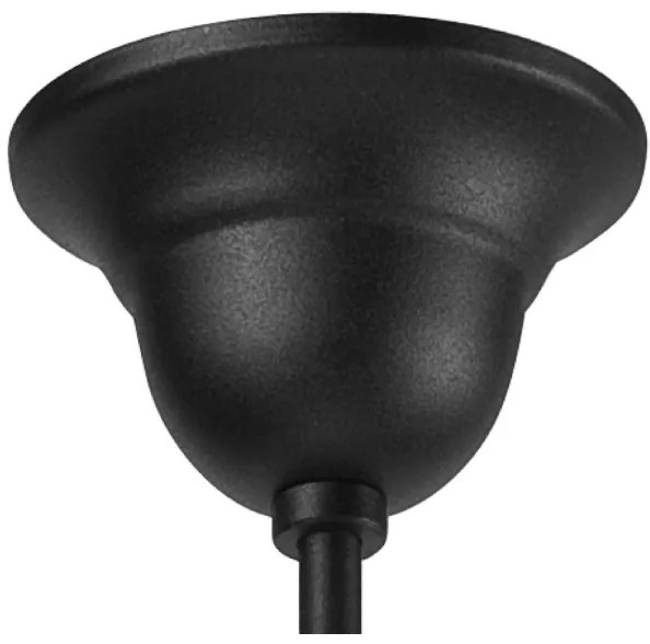 Csillár láncon RETRO II 3xE27/60W/230V fekete