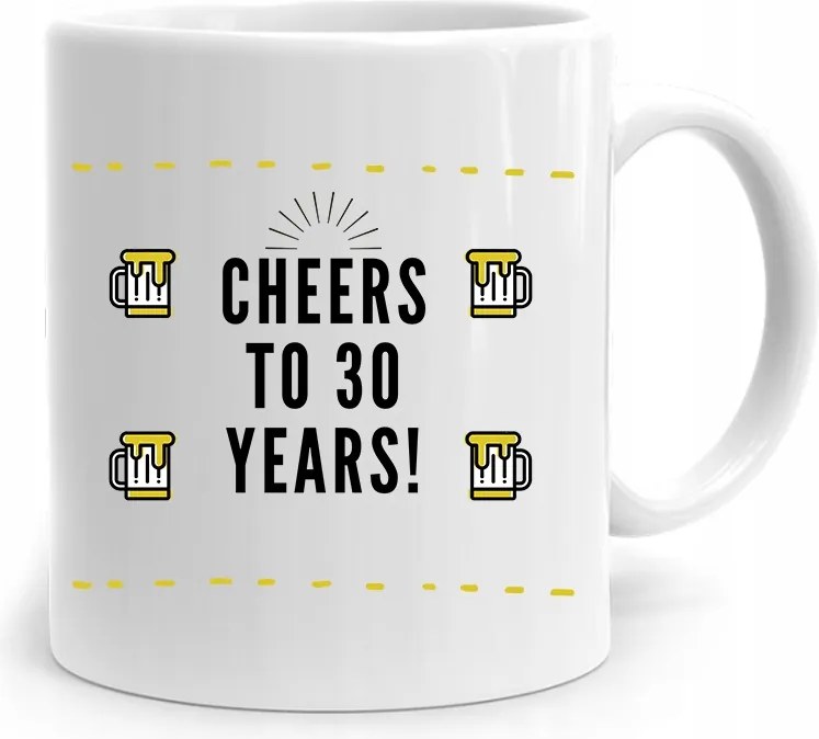 Születésnapra 30 30-es 30-as Bögre Tökéletes Ajándék fényképes nyomtatással
