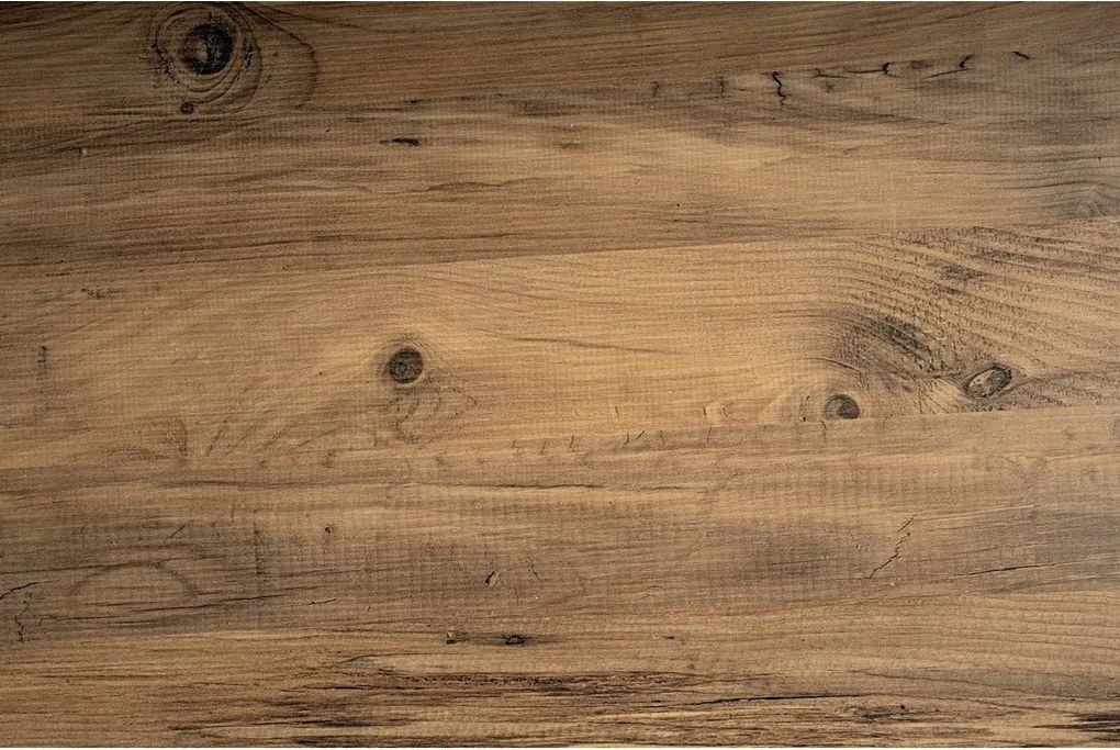 Twin Atlantic Pine and Black íróasztal