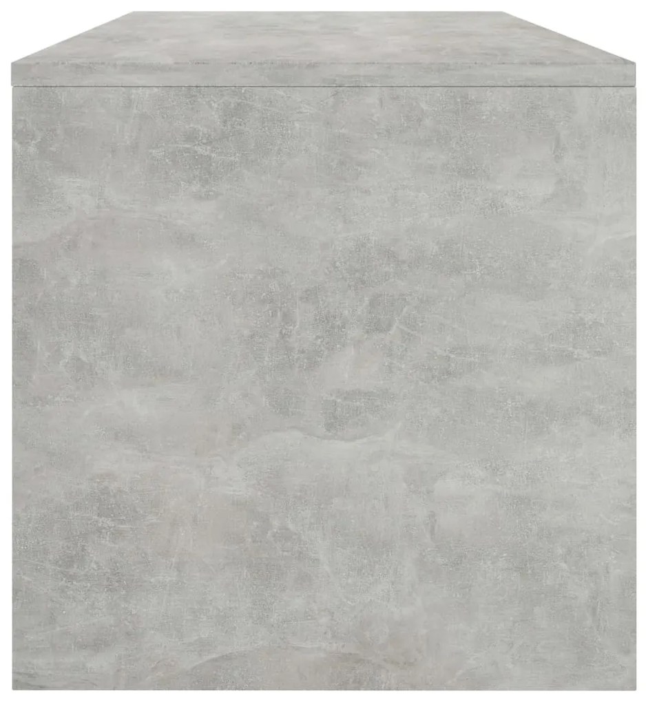 Betonszürke szerelt fa dohányzóasztal 100 x 40 x 40 cm