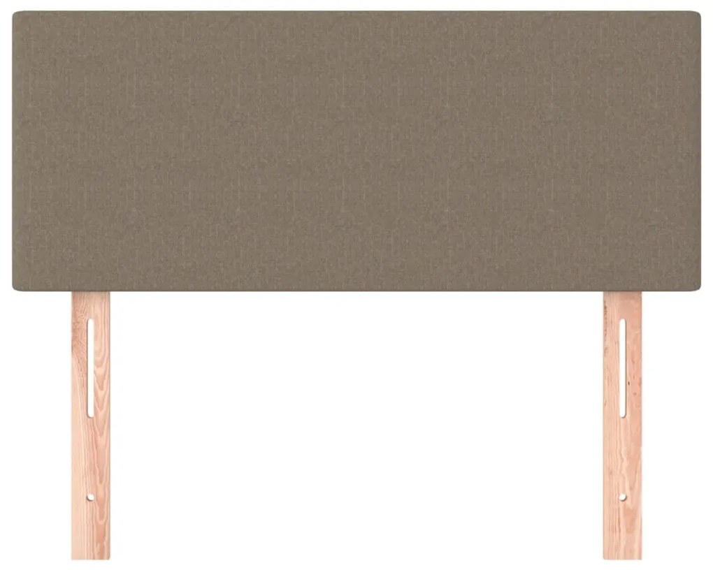 tópszínű szövet fejtámla 90x5x78/88 cm