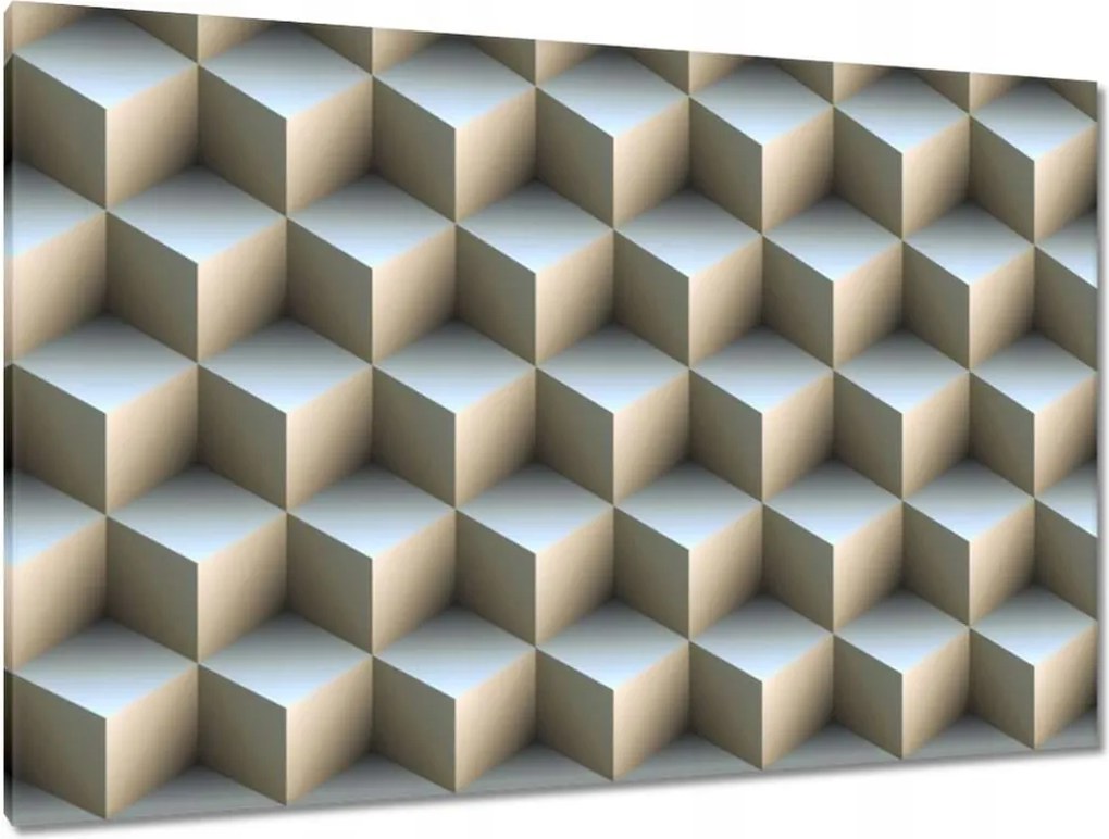 Festmények 120x80 3D kockák