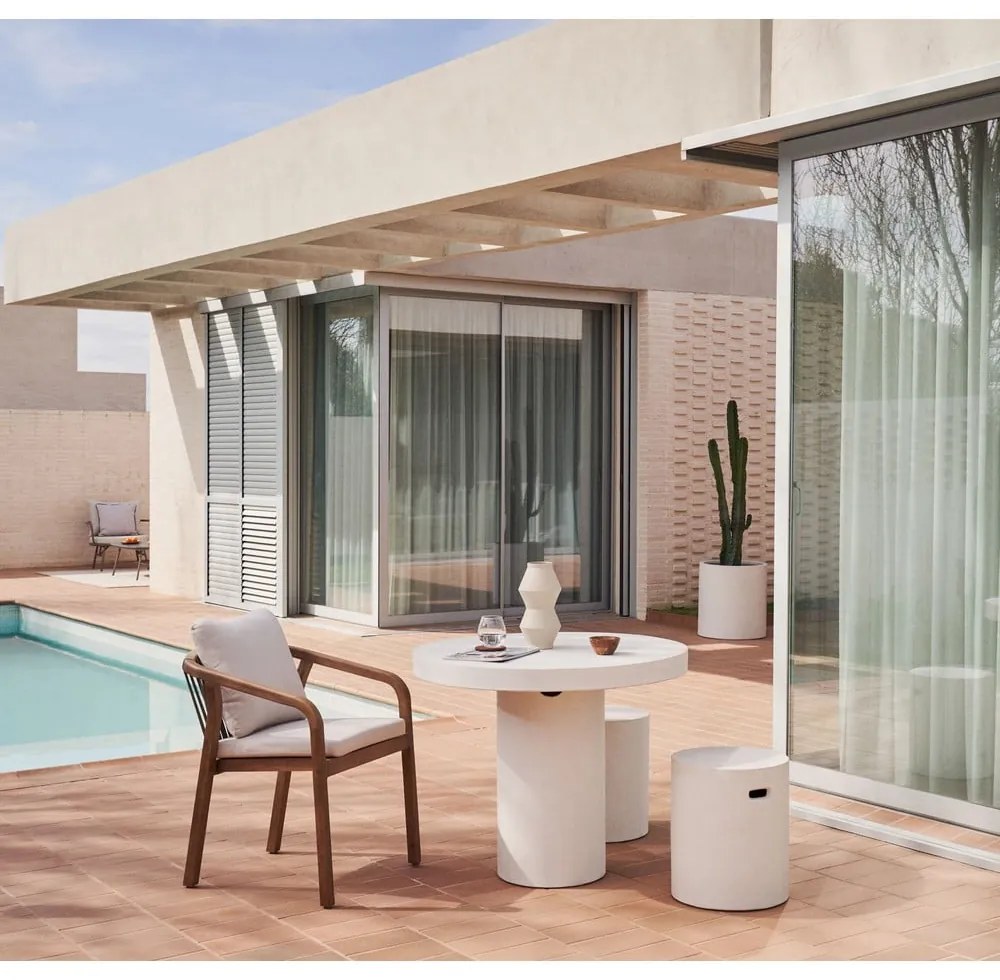 Bézs-natúr színű étkezőszék szett 4 db-os Malaret – Kave Home